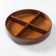 360° Rotating Wooden Storage Tray