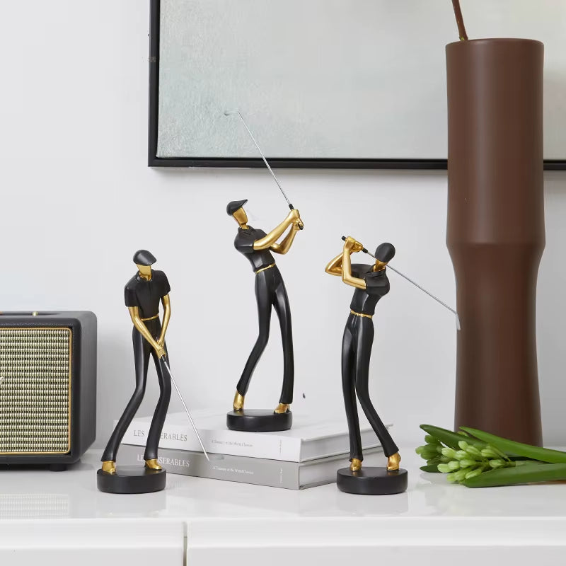 Golf Resin Figure Decor