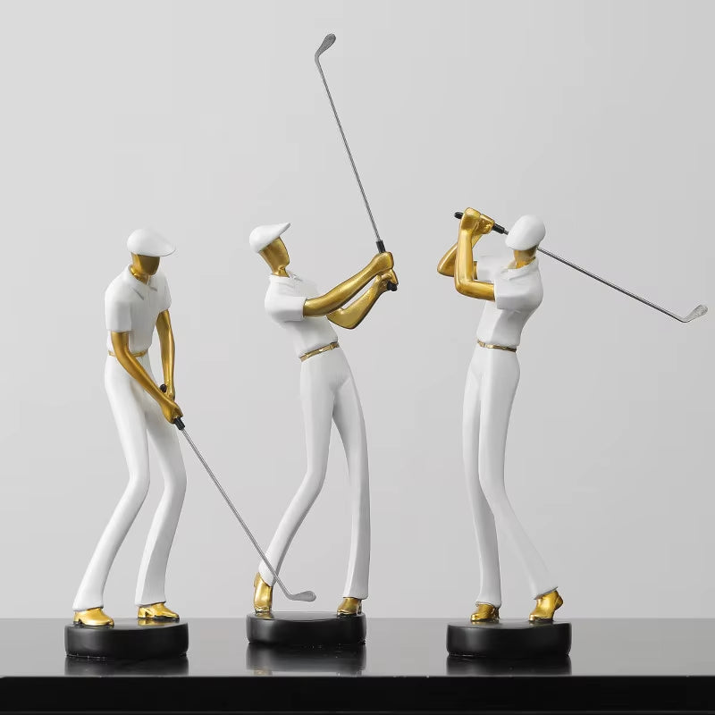Golf Resin Figure Decor