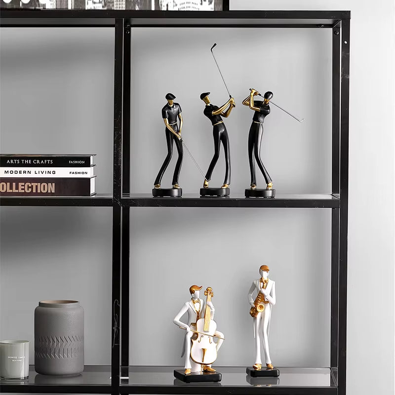 Golf Resin Figure Decor