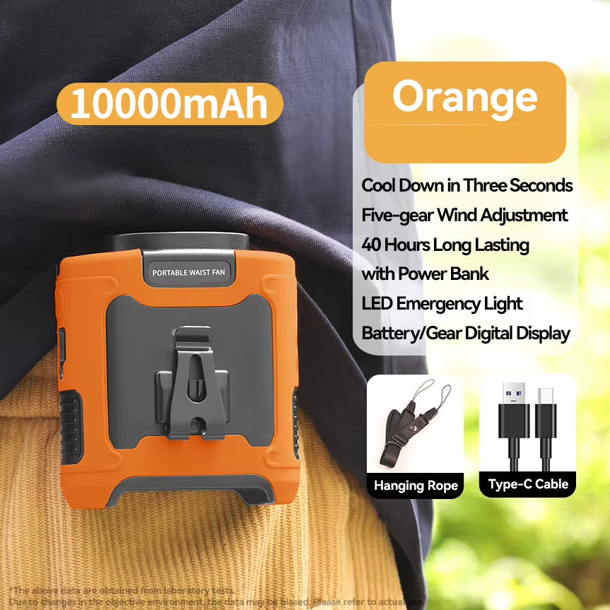 Wearable PowerBank Fan