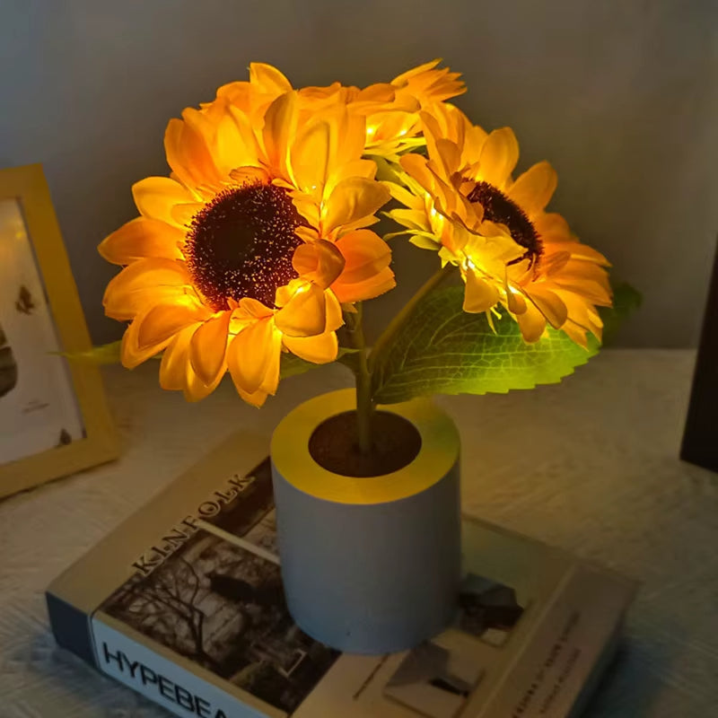 Sunflower Nightlight Lamp