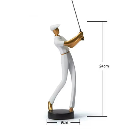 Golf Resin Figure Decor
