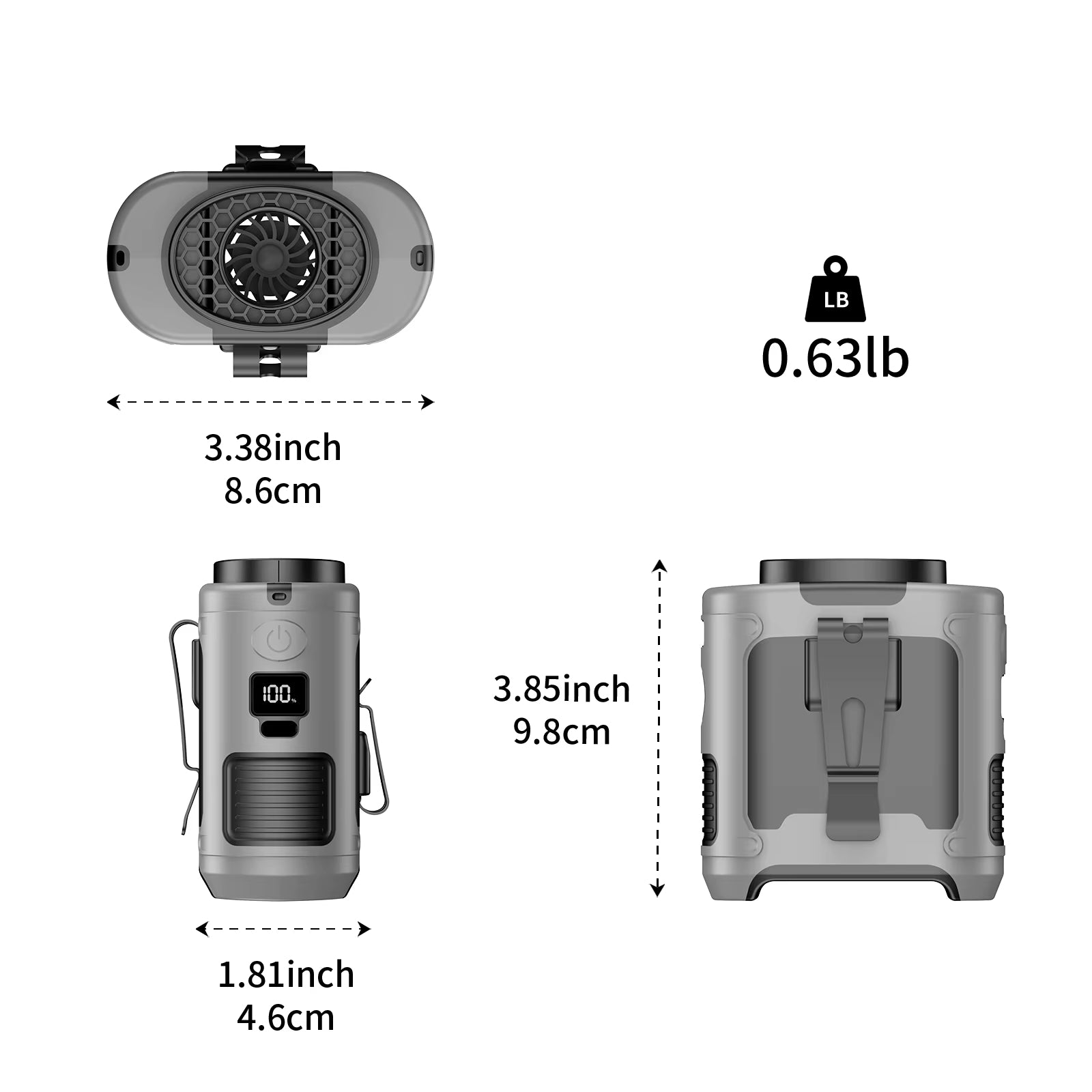 Wearable PowerBank Fan