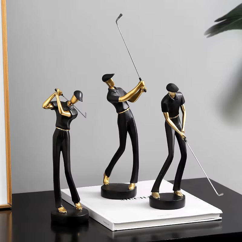 Golf Resin Figure Decor