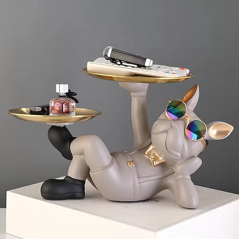 Cool Bulldog Figurine