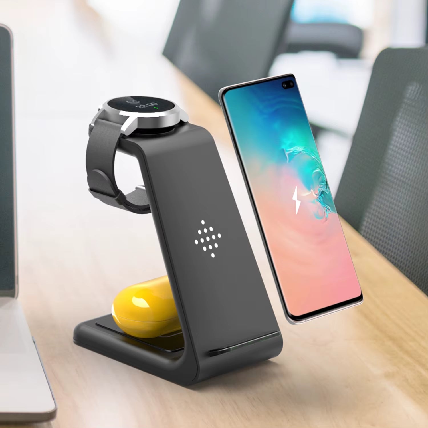 3-In-1 Wireless Charge Dock Station